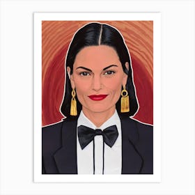 Linda Fiorentino Illustration Movies Art Print