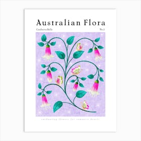 Australian Flora Canberra Bells Art Print