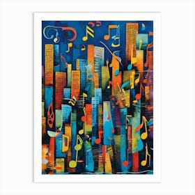 Music Notes Art Print