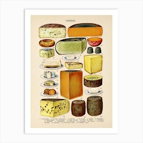 Cheeses Art Print