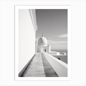 Cadiz, Spain, Black And White Photography 2 Art Print