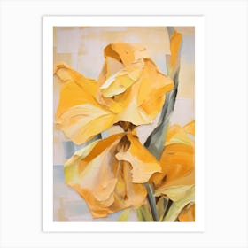 Fall Flower Painting Daffodil 3 Art Print