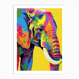 Colorful Elephant Art Print