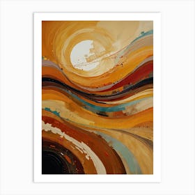 Abstract Landscape Painting 1 Art Print