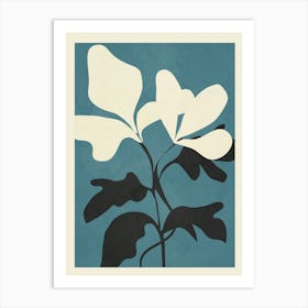 Abstract Modern Flowers 2 Art Print