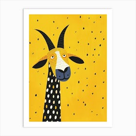 Yellow Goat 2 Art Print