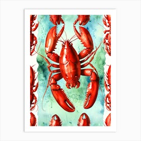 Red Lobsters Art Print