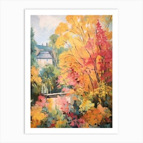 Autumn Gardens Painting Le Jardin Plume France 2 Art Print