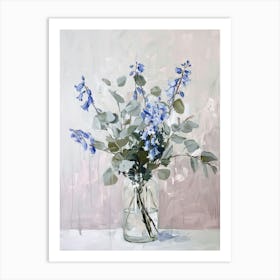 A World Of Flowers Bluebell 1 Painting Art Print