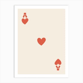 Ace Of Spades Art Print