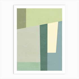 Abstract Painting - Green 01 Art Print