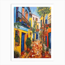 Seville Spain 5 Fauvist Painting Art Print