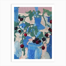 Elderberry 3 Classic Fruit Art Print