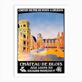 Chateau De Blois, France Art Print