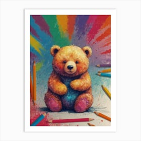 Teddy Bear 4 Art Print