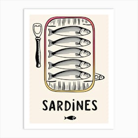 Sardines 17 Art Print