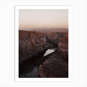 Horseshoe Bend Sunset Art Print