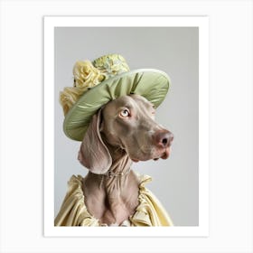 Weimaraner Art Print