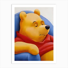 Winnie Pooh Bear Tuxedo Meme Art Art Print