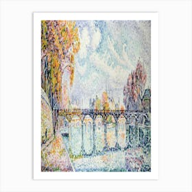 Le Pont Des Arts (1928) Paul Signac Art Print