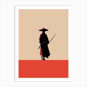 Minimal Samurai Art Print