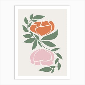 Scandinavian Flowers Art Print