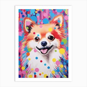 Pomeranian Pop Art 2 Art Print