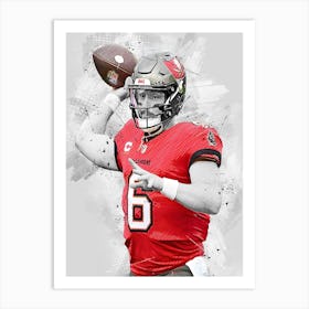 Baker Mayfield Tampa Bay Buccaneers Art Print