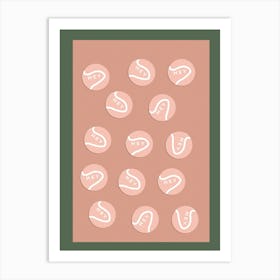 Tennis Aesthetic Art Print