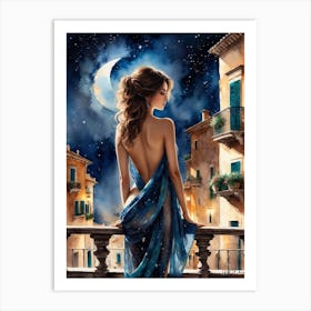 Chiffon Nights Art Print