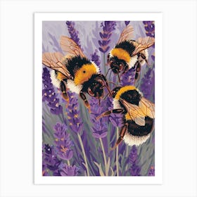 Bumblebee Storybook Illustration 22 Art Print