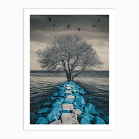 Tree In The Water Art Print