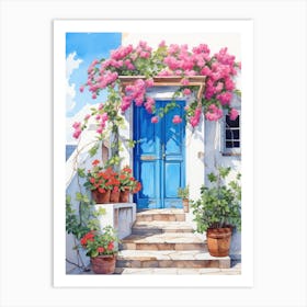 Blue Door 16 Art Print