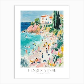 Matisse Print Beach Coast Eclectic Maximalist Trendy Decor Matisse Gift Idea Art Print