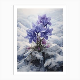 Beautiful Winter Flowers 49 Art Print