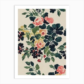 Ling Vintage Graphic Watercolour Art Print