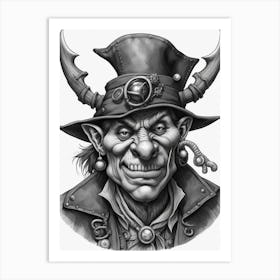 Goblin Pirate 2 Art Print