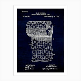 Toilet Paper 1893 Art Print