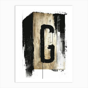 Letter G Art Print