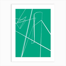 Angular Lines No 5 Art Print