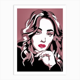 Portrait Of A Woman 7 Art Print