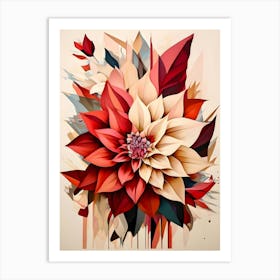 Abstract Flower 8 Art Print