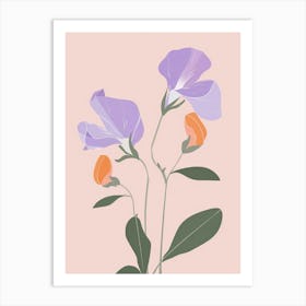 Sweet Peas 10 Art Print