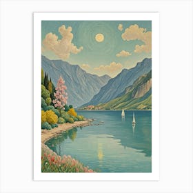 The Lake Art Print