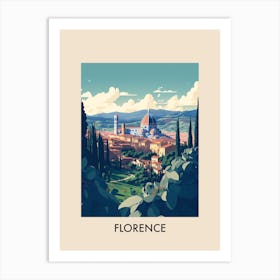 Florence 2 Vintage Travel Poster Art Print