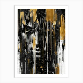 Face Of A Man 14 Art Print