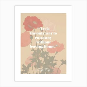 Art Quote By Twyla Tharp Art Print