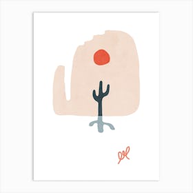 Desert Shapes Art Print