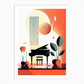 Piano Art Print