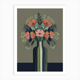 Flowers In A Vase 56 Art Print